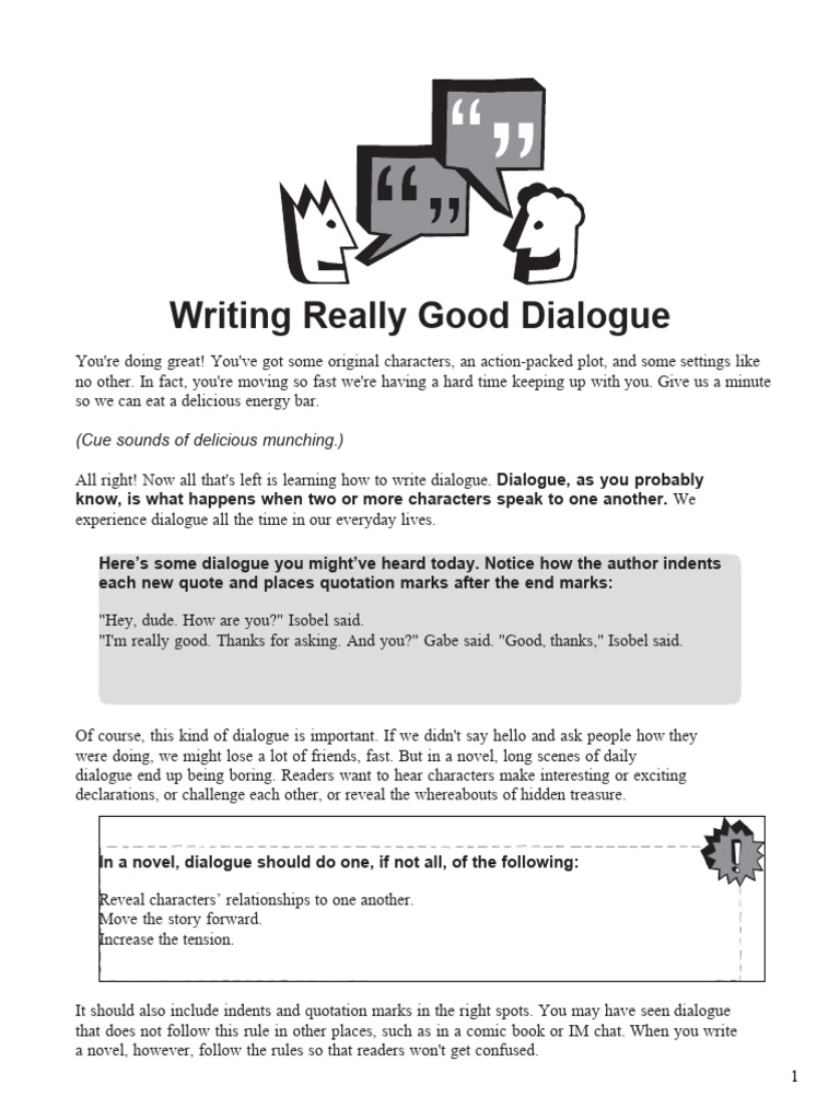 Dialogue Pdf