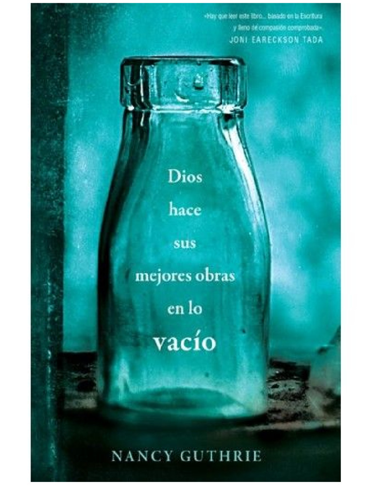 Dios hace sus mejores obras en lo vac o nancy guthrie pdf