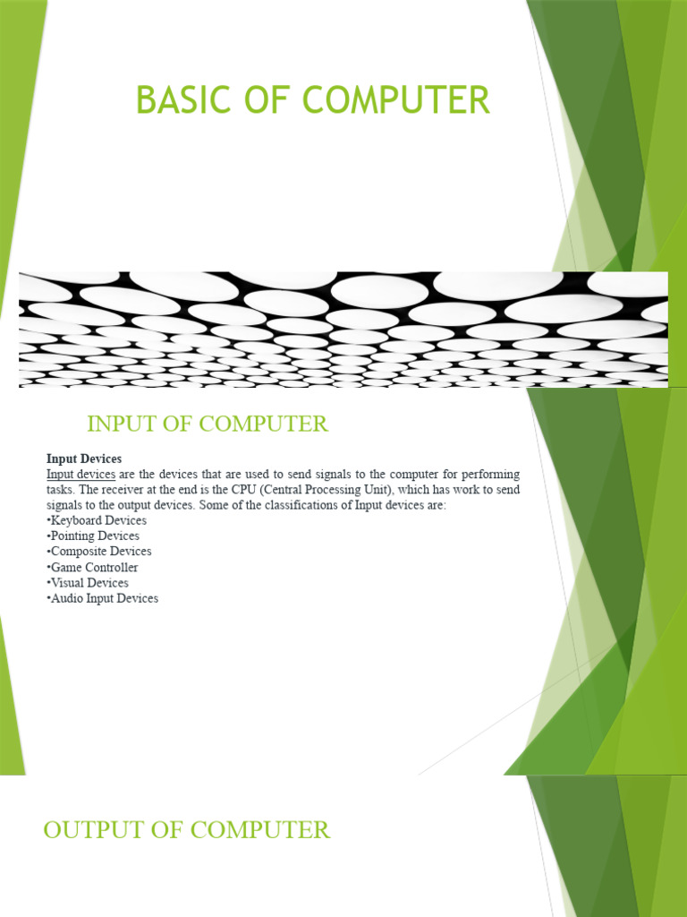 Basic of Computer | PDF