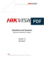 Questions and Answers: Hikvision Certification Program
