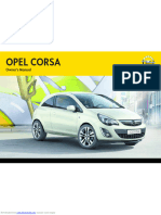 Corsa Owners Manual