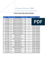 Day To Day Calendar Cohort 4