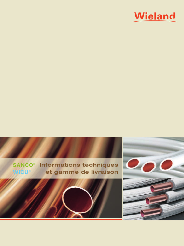 Catalogue Sanco Wicu-WIELAND | PDF | Cuivre | Chimie physique