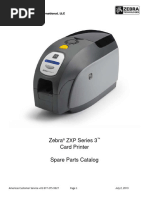 Zebra ZC100/ZC300 Parts Catalog | PDF | Printer (Computing) | Vehicles