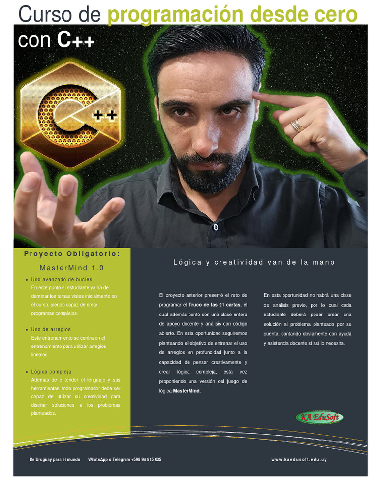 MasterMind en C++: Proyecto de Programación | PDF | Entorno de ...