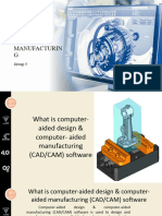 Computer Aided Design and Manufacturing-Grp5