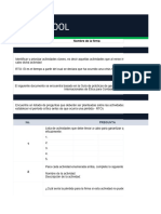 AA-18 Checklist para La Evaluación de Actividades Críticas