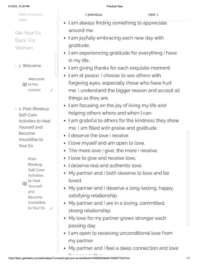 Affirmations | PDF