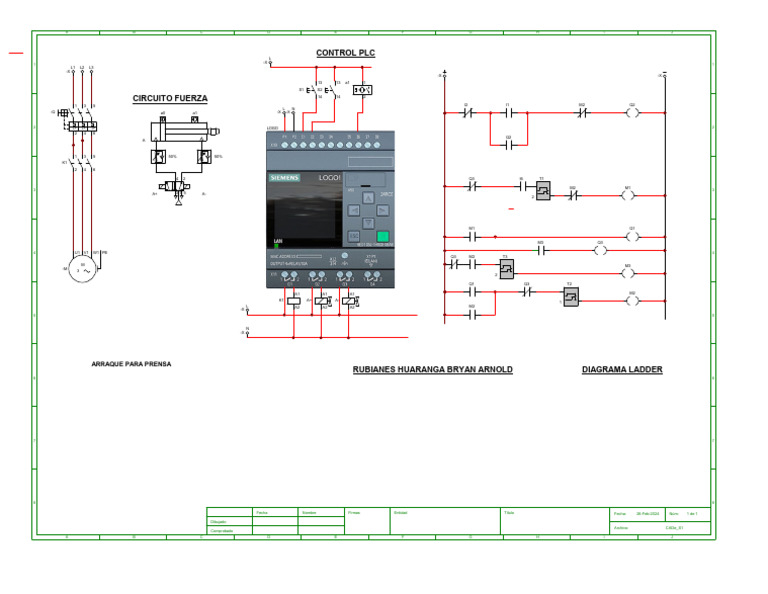 PLC Cilindro y Motor | PDF