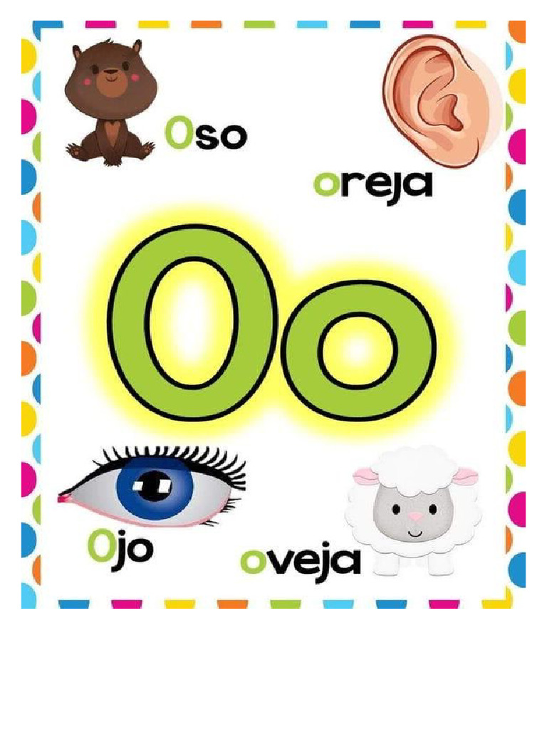 Letra o | PDF