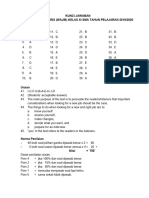 Kunci Jawaban PAS BAHASA INGGRIS XI TP. 2019-2020