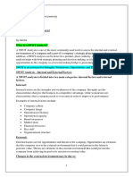 Swot Analysis