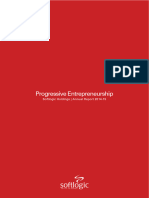 Progressive Entrepreneurship: Softlogic Holdings - Annual Report 2014-15