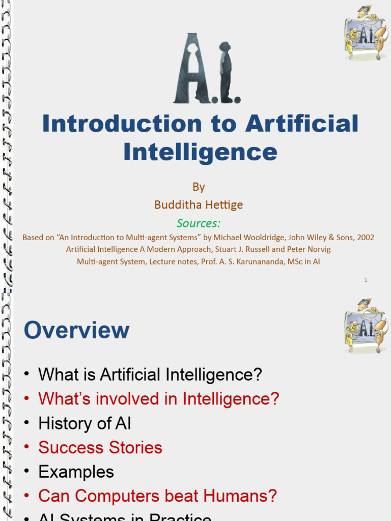 Overview of Artificial Intelligence Concepts | PDF | Artificial ...