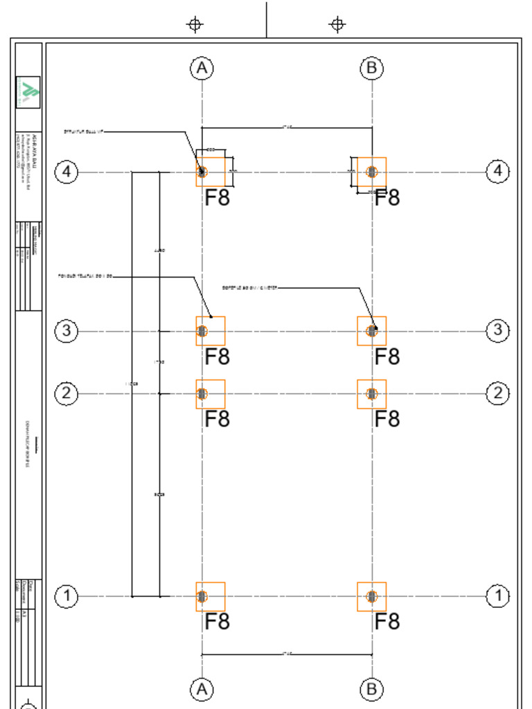 Gambar Struktur Merlins | PDF | Concrete | Building Materials