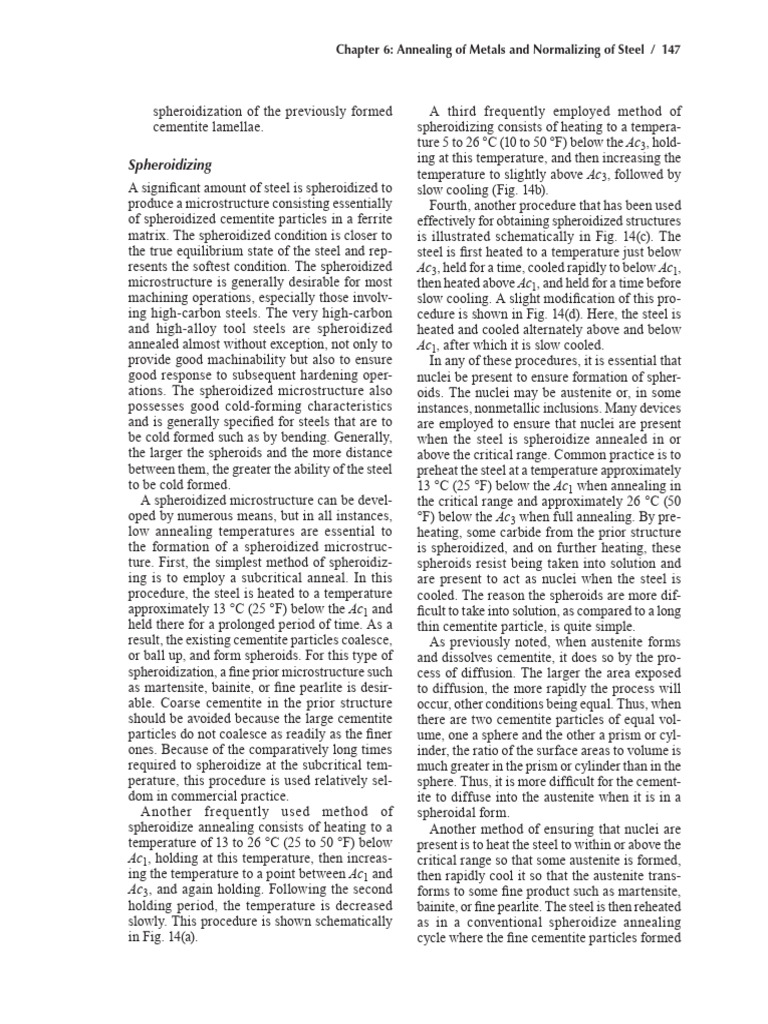 CAP Spheroidizing | Download Free PDF | Steel | Heat Treating
