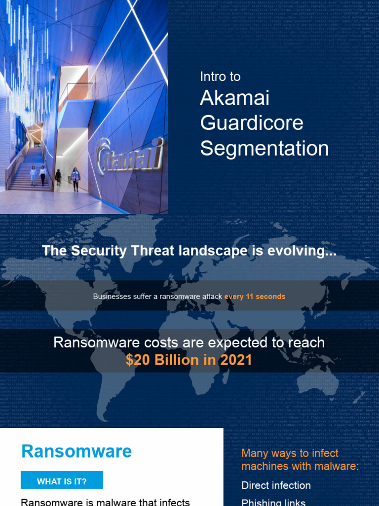 Akamai Guardicore Segmentation Overview | PDF | Ransomware | Cloud ...