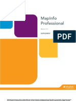 Mapinfo Professional: Supplement