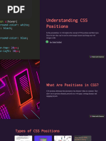 Understanding CSS Positions