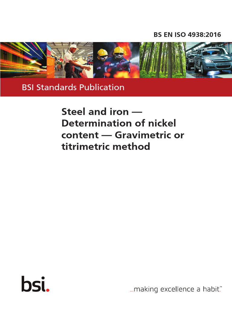 Nickel Content Testing in Steel Standards | PDF | International ...
