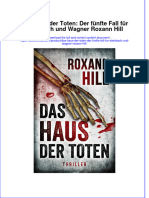 Free Download Das Haus Der Toten Der Funfte Fall Fur Steinbach Und Wagner Roxann Hill Full Chapter PDF