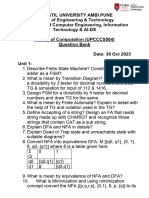 Question Bank - UPCCCS504 - TOC