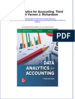 Free Download Data Analytics For Accounting Third Edition Vernon J Richardson Full Chapter PDF