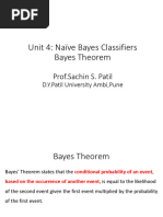 ML Unit No.4 Naïve Bayes Classifiers PPT Notes