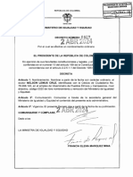 DECRETO 0427 DE 2 DE ABRIL DE 2024