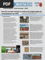 Ensino de programação de computadores com mundos virtuais, na UTAD - Poster do Dia da Inovação 2011