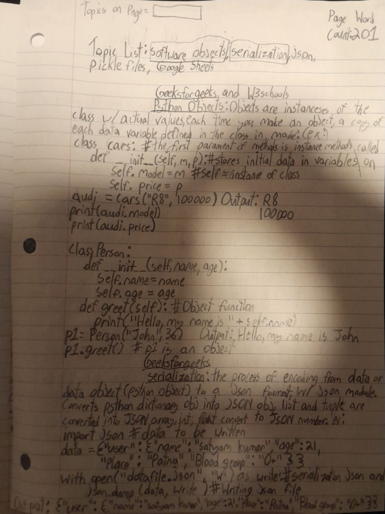 Notes Week 10 Note 1 of 3 | PDF