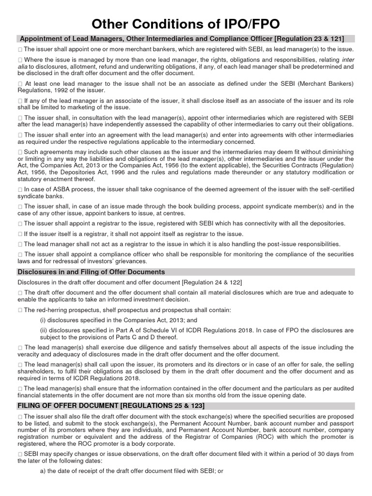 ICDR | PDF | Stocks | Securities (Finance)