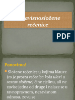 Nezavisnosložene Rečenice