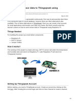 How To Send Sensor Data To Thingspeak Using Raspberry Pi