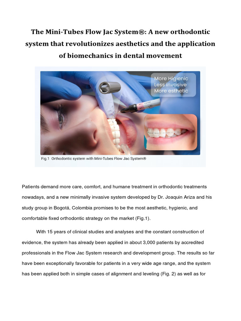 The New Orthodontic System FJS Final | PDF | Orthodontics | Mouth