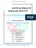 PMS: Partie Pratique de Démarche HACCP: Production de La Farine Et L'huile de Poisson