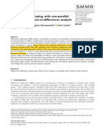 Now Trending Coping With Non-Parallel Trends in Difference-In-Differences Analysis