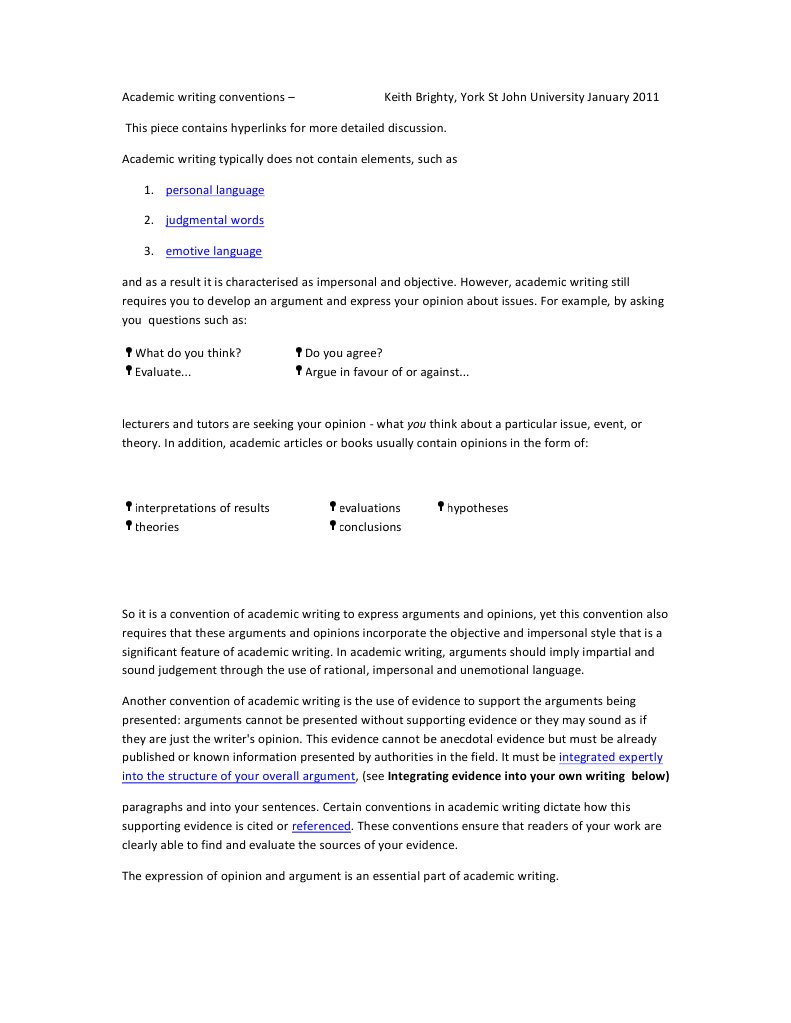 List of writing conventions picture