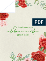 Invitación de Matrimonio Marga&Jose