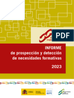 I - Informe de Prospección y Detección de Necesidades Formativas