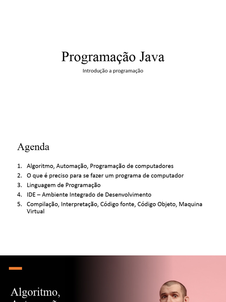 Introdução à Programação em Java | PDF | Linguagem de programação ...