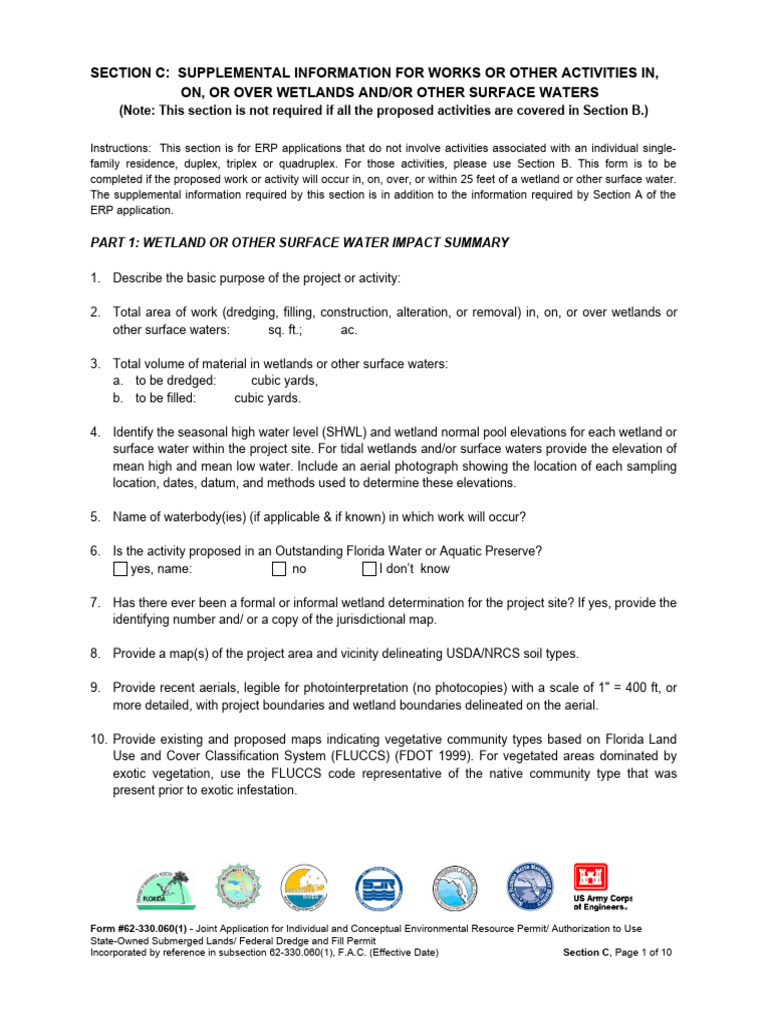 Wetland Activity Permit Guide | PDF | Wetland | Water
