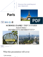 Paris Destination Presentation Updated 2018