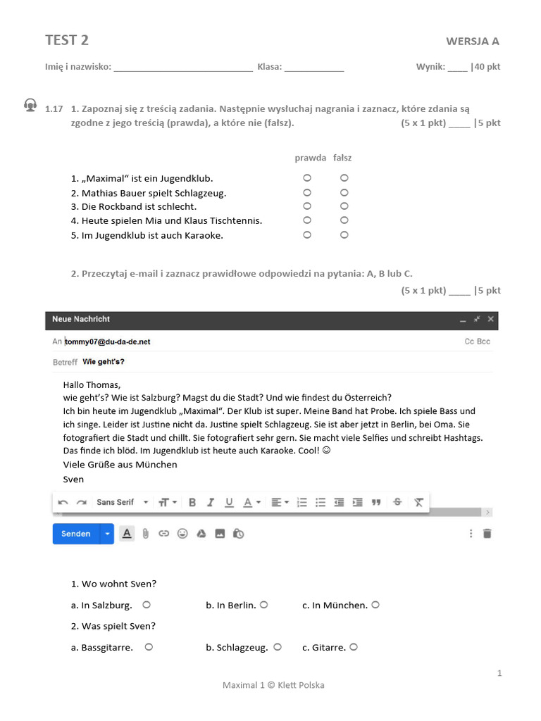 Maximal 1 test 2 wersja a pdf