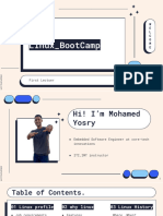 Linux Bootcamp Lec One