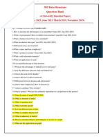 Data Structure Question Bank (University Papers)