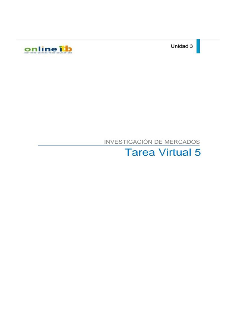 Tarea 5 Investigacion | PDF