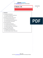 Statistical Distributions