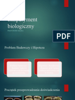 Biologia - Doświadczenie