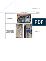 Matriz de Identificacion de Peligros de Equipos